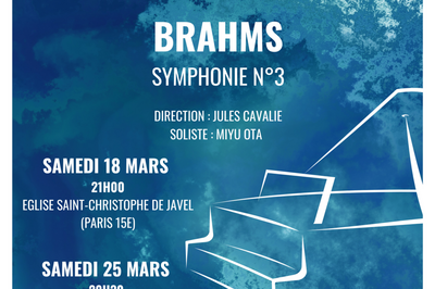 Concert Brahms, Mozart Cathdrale Sainte Croix des Armniens  Paris 3me