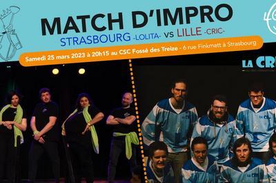 Match d'impro, Strasbourg vs Lille