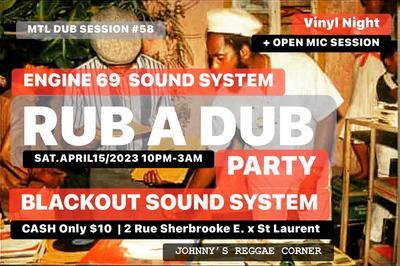 Rub a Dub Party, Vinyl Nightn MTL DUB Session #58  Fort De France