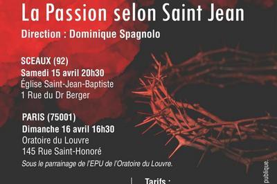 La Passion Selon Saint Jean De Jean-sbastien Bach  Sceaux