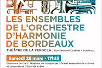 Les ensembles de l'Orchestre d'Harmonie de Bordeaux