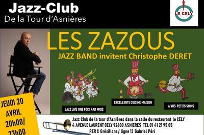 Les Zazous Jazz Band et Christophe Deret Tromboniste à Asnieres sur Seine