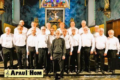 Concert Chœur Apaul'hom  à Aramits Eglise St Vincent 1er juillet 20h30