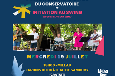 Classe Jazz du Conservatoire et Initiation au Swing avec Millau en Swing
