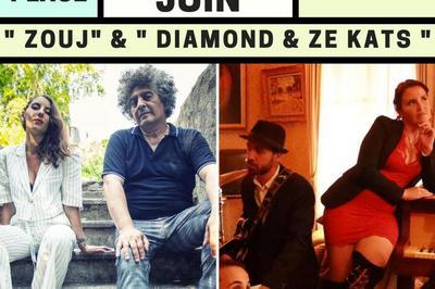 Apro' Concerts avec Zouj et Diamond et Ze Kats  Monce en Belin