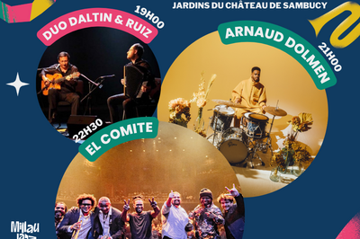 Concert Grégory Daltin et Kiko Ruiz et Arnaud Dolmen Quartet et El Comite à Millau le 22 juillet 2023