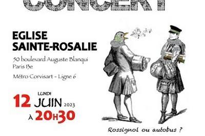 Concert Choeur de Chambre de l'Ile de France  Paris 13me