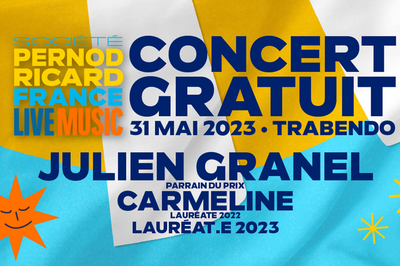 Prix Socit Pernod Ricard France Live Music 2023, Concert de rvlation du/de la laurat.e   Paris 19me