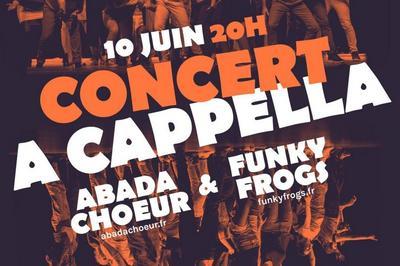 Concert a cappella Abadachoeur et Funky Frogs  Paris 15me