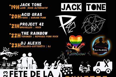 Jack Tone, Acid Gras, Project 42, The Rainbow et Dj Alexis  Laon