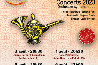 Concert de l'Orchestre Sortilge, Reflets d'Orient  Chasseneuil du Poitou