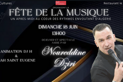 Fête de la musique, concert Noureddine Dziri à Courbevoie