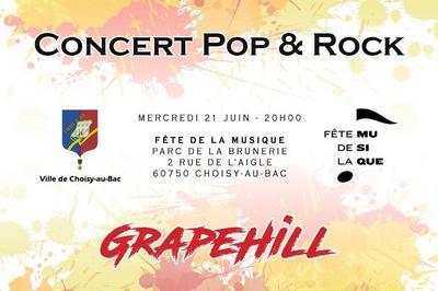 Musique pop et rock au parc de la Brunerie à Choisy au Bac