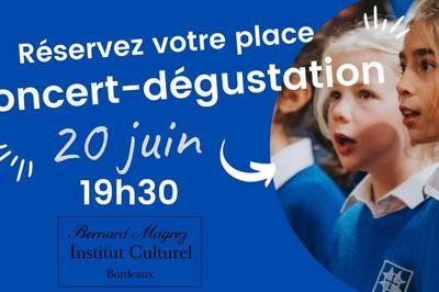 Concert-dégustation Choeur de Filles de Bordeaux à l'Institut Bernard Magrez