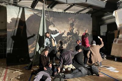 Pices didactiques, Le Radeau de la Mduse et De Guernica au Rojava du Conseil Arlequin  Aubervilliers