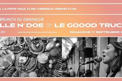 Brunch-concert elle n' doe, la petite halle  Reims