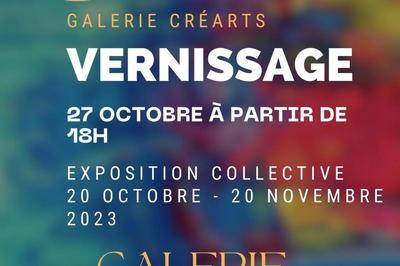 Exposition collective Galerie Créarts avec Stéphane Pannetier Le Hénaff à Caen
