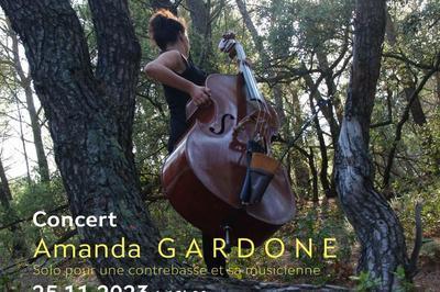 Concert Amanda Gardone, Contrebasse  Roussillon