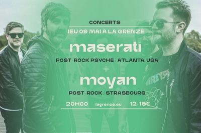 Maserati et MoYan en concert  La Grenze  Strasbourg