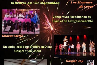 Gospel Slam et Vous, Choeurs Mls, Gospel Joy, Kumbaya Gospel Choeur  Montauban