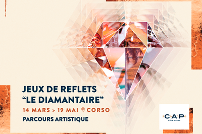 Parcours artistique, jeux de reflets  Saint Laurent du Var