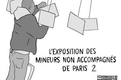 Exposition des mineurs non accompagns de Paris 2.0  Paris 18me