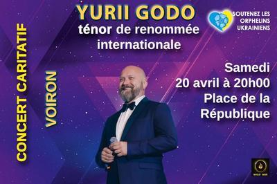 Yurii Godo, Tnor international, Concert Caritatif  Voiron