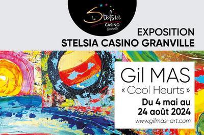 Exposition Gil Mas, peintre abstrait, Casino Stelsia  Granville