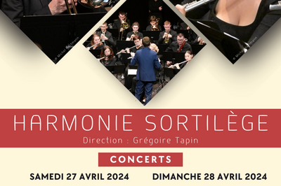 Concert de l'Harmonie Sortilge, printemps 2024 Saint Maixent l'Ecole