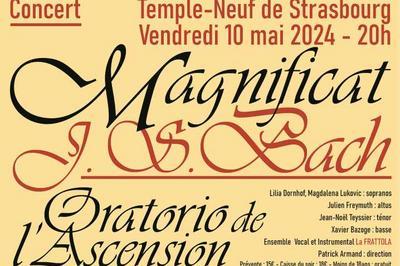 CONCERT Magnificat et Oratorio de l'Ascension JS BACH  Strasbourg