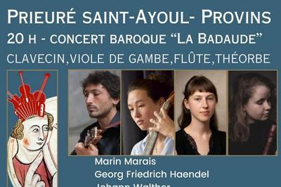 Festival Inventio : Visite guide-concert thorbe et guitare baroque-fltes  bec- viole de gambe-clavecin  Provins