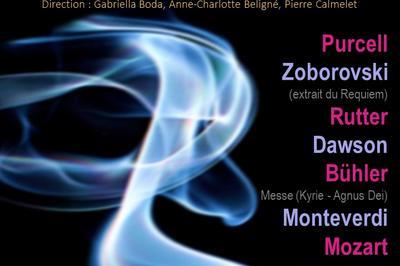 Grand concert annuel de 2 choeurs, soprano solo & cordes  Paris 15me