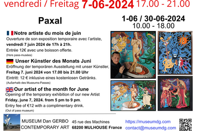 Exposition temporaire du mois de Juin au Museum Dan Gerbo  Mulhouse