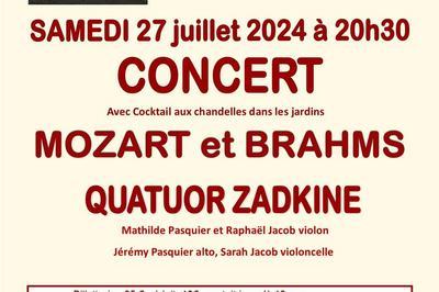 Concert Mozart & Brahms  la Grande Forge de Buffon