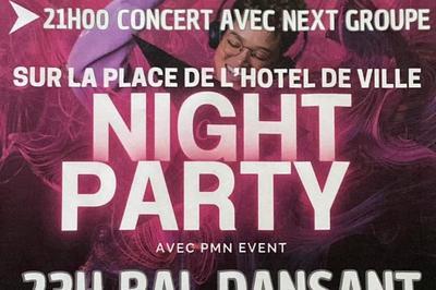 Night Party place de l'htel de ville  Marciac