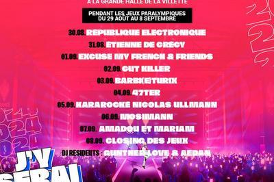 Excuse my French & friends, Gunther Love et Aedan au Club France de Paris 19e  Paris 19me