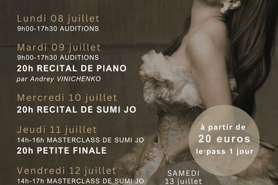 Sumi Jo International Singing Competition  La Ferte Imbault