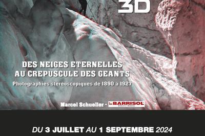 Exposition estivale Les glaciers des Alpes en 3D, Des neiges ternelles au crpuscule des gants  Mulhouse