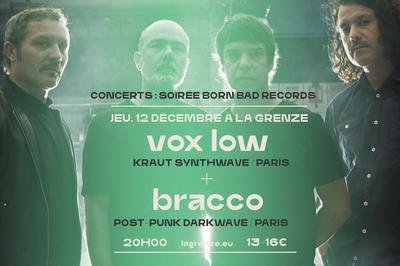 Vox Low et Bracco, Soire Born Bad Records  La Grenze  Strasbourg