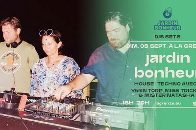 Jardin Bonheur  La Grenze, Djs Sets open-air  Strasbourg