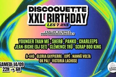 Discoquette XXL Birthday  Paris 19me