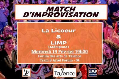 Match d'improvisation : LICOEUR - LIMP (Mrignac)  Talence