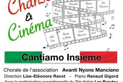 Concert Chansons et cinma italien  Saint Pargoire