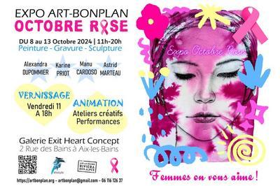 Exposition Octobre Rose  Aix les Bains