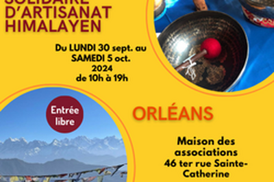 Exposition-vente solidaire d'artisanat himalayen  Orlans