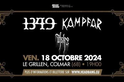 1349 and Kampfar co-headline tour et Afsky  Colmar