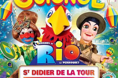 Guignol Rhne Alpes et Rio le majestueux perroquet ?  Saint Didier de la Tour