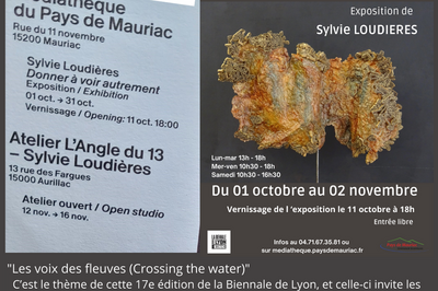 Exposition Sylvie Loudieres  Donner  voir autrement  Mauriac