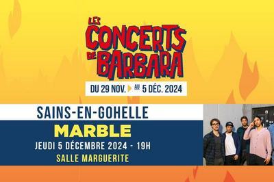 Les Concerts de Barbara : MARBLE  Sains en Gohelle