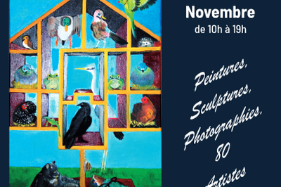 Art et Partage, expo-vente au profit du Secours Populaire Franais 78  Le Vesinet